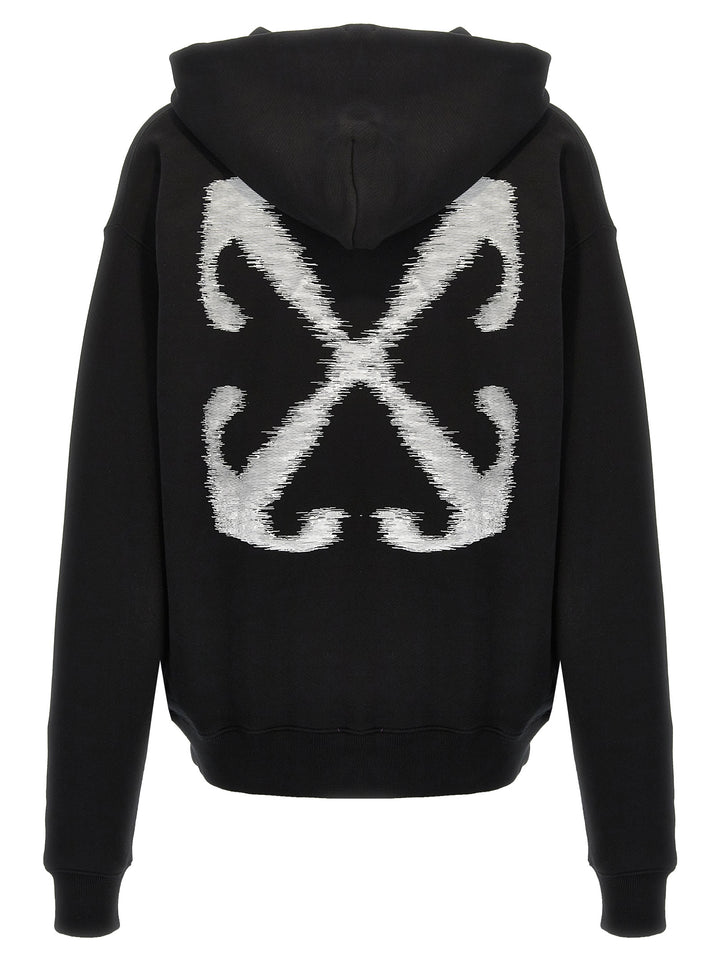 Windy Arrow Skate Sweatshirt White/Black