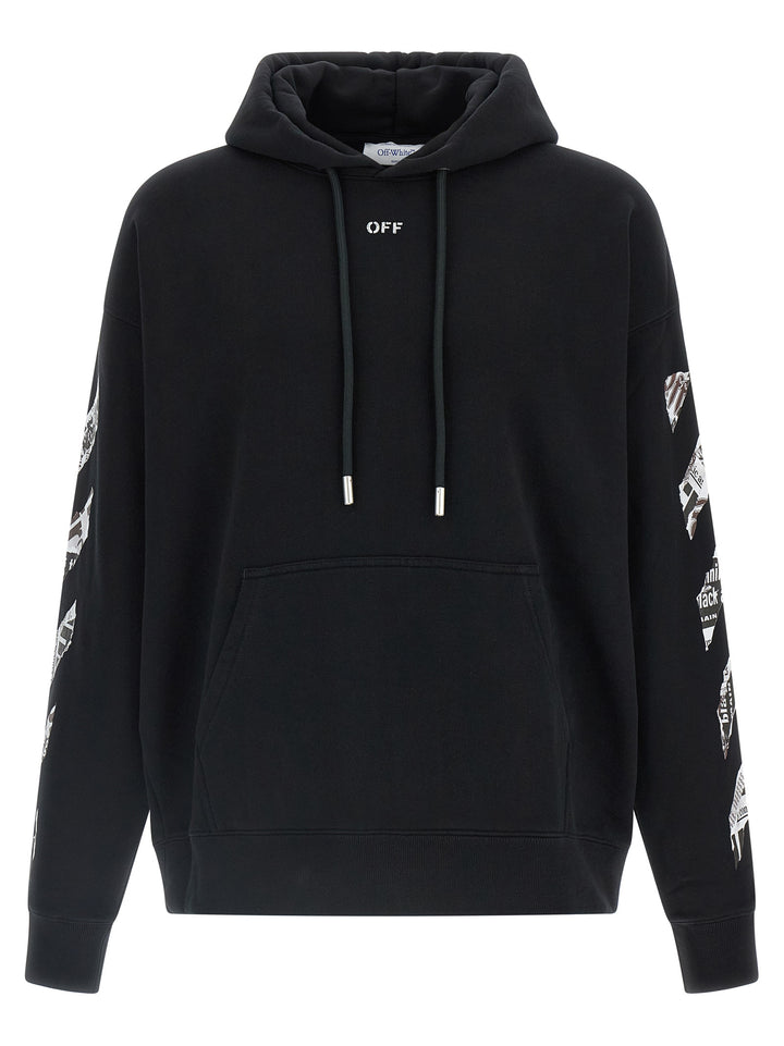 Off-White Newspaper Arrow Skate Sweatshirt - Black | a32373c3b2d9f5969d07e987f996fd5cebf62e59
