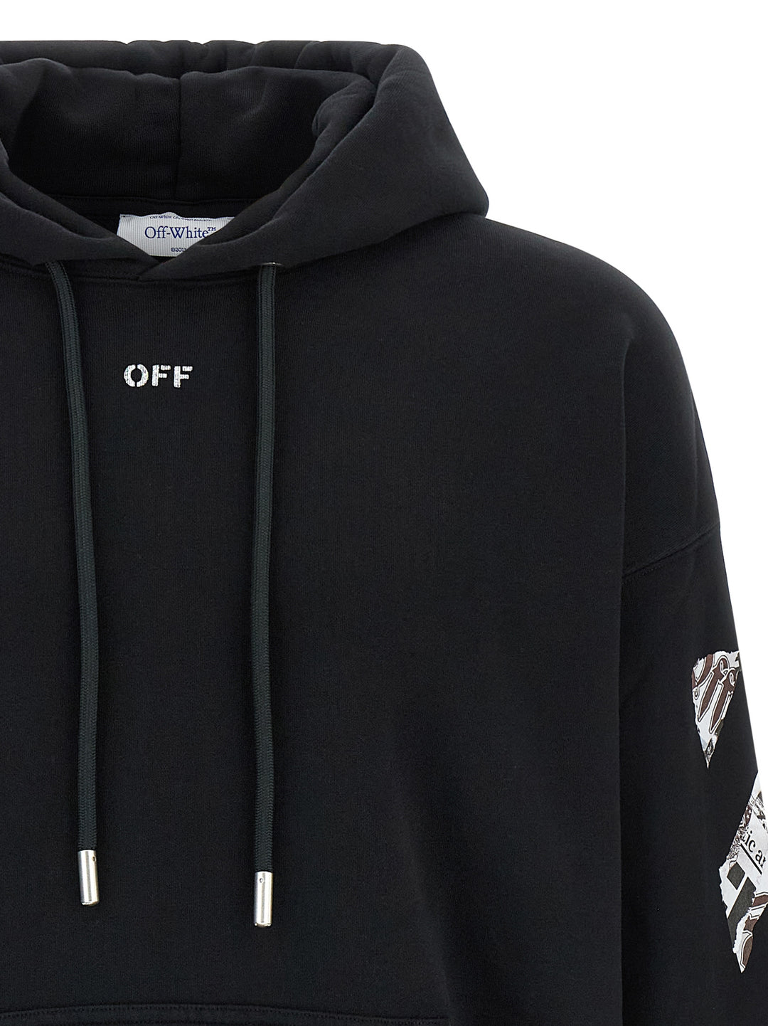Off-White Newspaper Arrow Skate Sweatshirt - Black | f5127d050ce1b6a931234d1f94a4038f4e482865