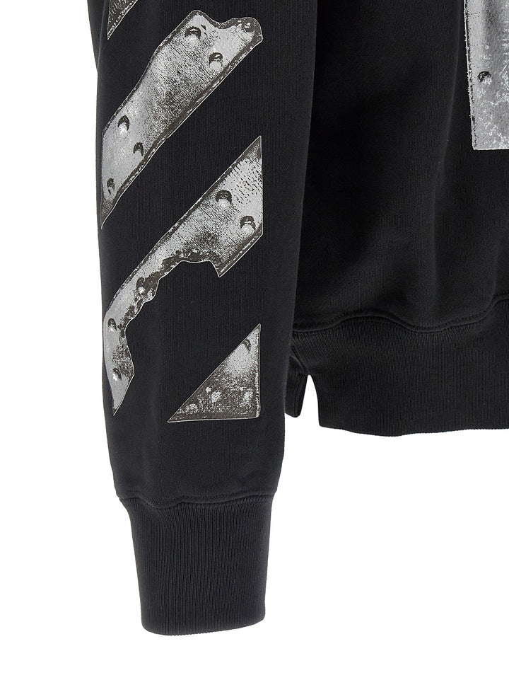 Off-White Metal Arrow Skate Sweatshirt - Black | 54fa40069da221026f34ba9845fb4583c1f9cff8