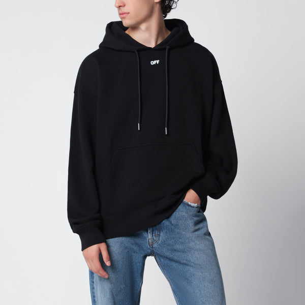 Off-White Black Hoodie With Arrow Print