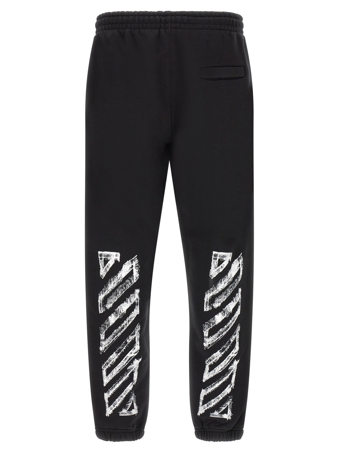 Off-White Motion Arrow Cuffed Pants - Black | 946c6c0ba08e6c08632d9f2321f6782b29f29a26