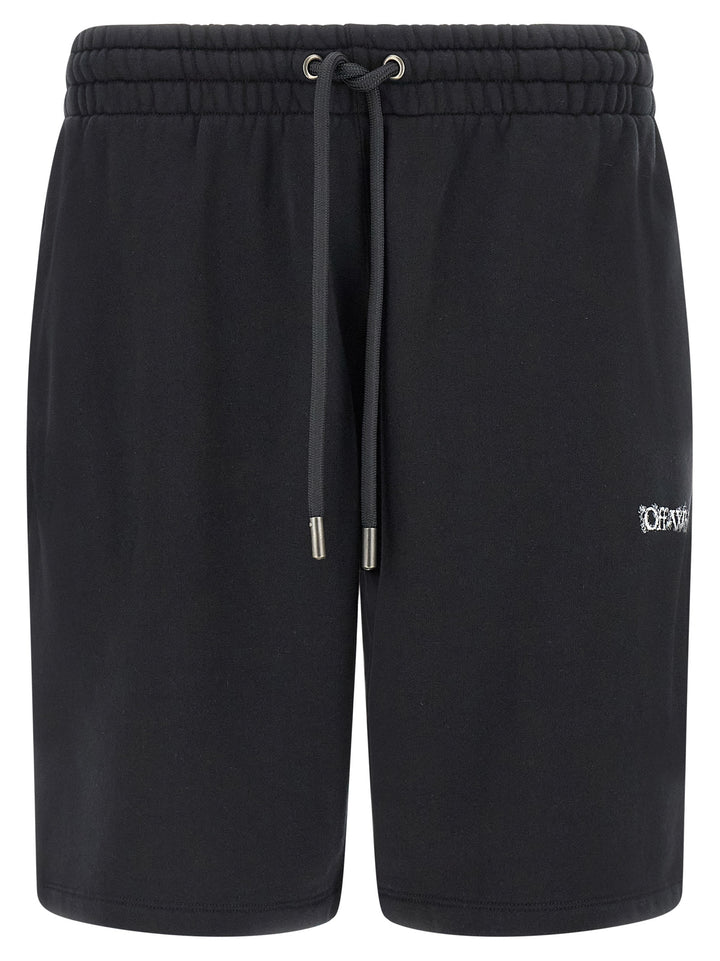 Off-White Heraldic Arrow Bermuda and Short - Black | 384771c4cd1157425127df6e41abbe11c62859ea