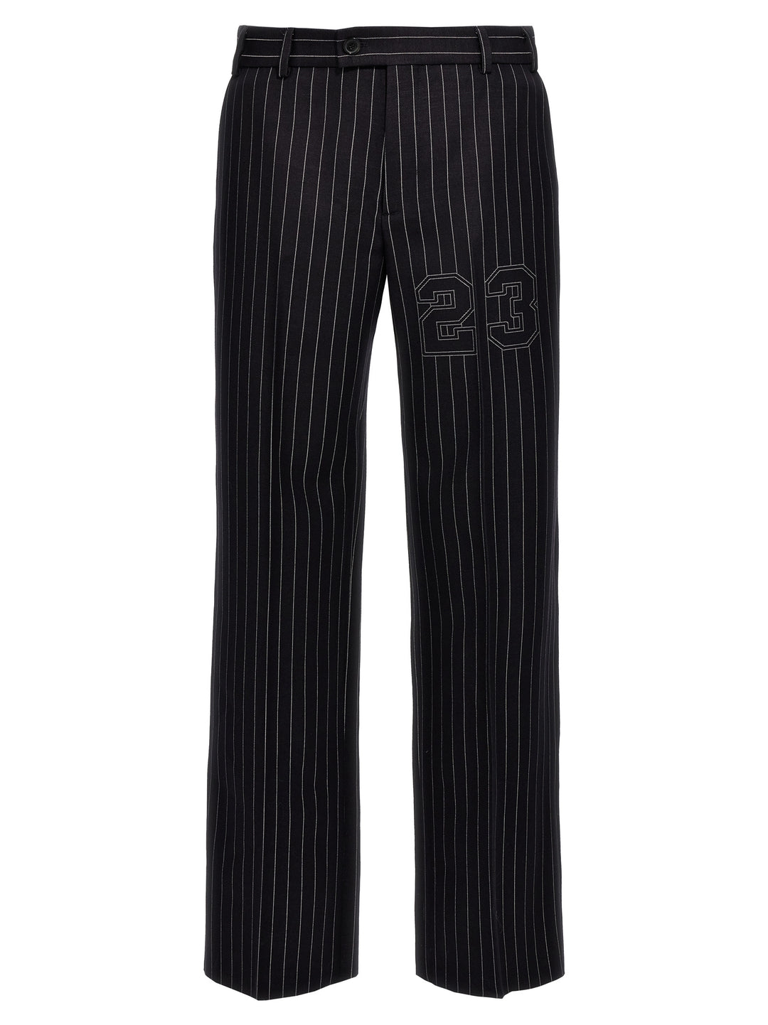 Off-White 23 Pinstripes Pants - Blue | ddce6a7cb6f6ff8796c4ee943a477a071f6609a3