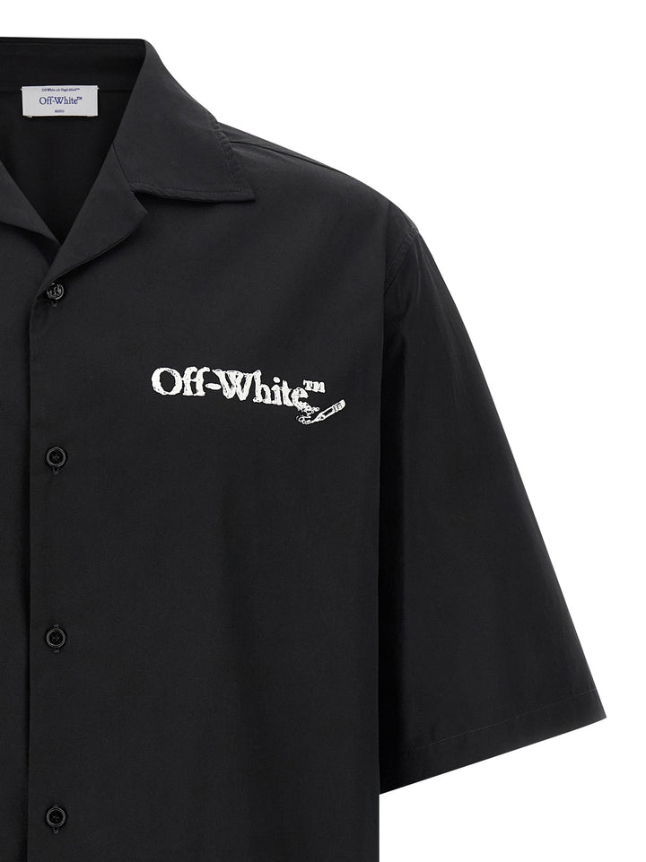 Off-White Scribble Arr Shirt and Blouse - White/Black | d7fc4b72432463d9327358ea708464c496b3dd00