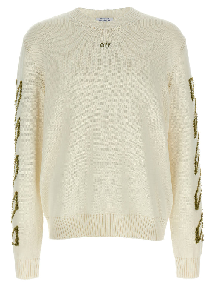 Off-White Diag Outline Sweaters and Cardigans - Beige | d2db9a2d036756d49882d96f57ecc474dbc80f6d