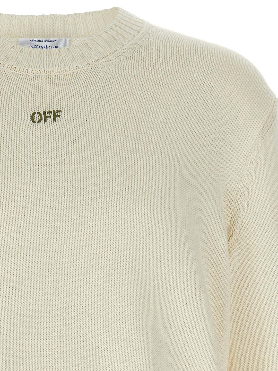 Off-White Diag Outline Sweaters and Cardigans - Beige | 042009fcd964a7748c5ed01a2410058cfe2dae5a