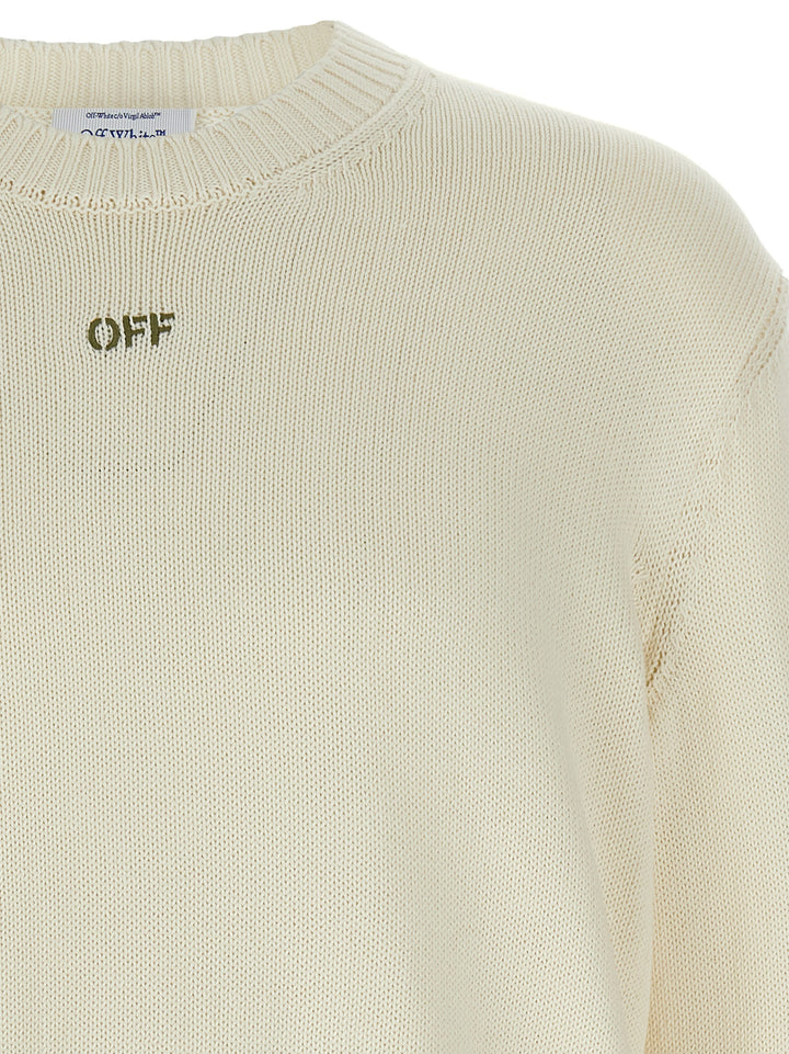 Off-White Diag Outline Sweaters and Cardigans - Beige | 042009fcd964a7748c5ed01a2410058cfe2dae5a
