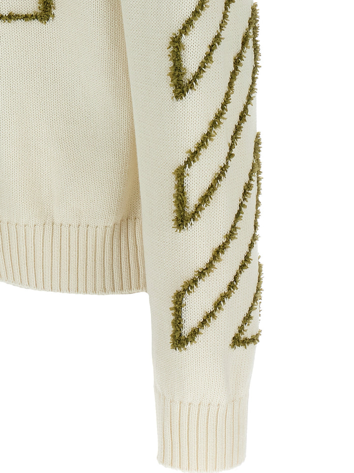 Off-White Diag Outline Sweaters and Cardigans - Beige | 22ca265a0edbd0d2ea2eb19ec6d5ca241d9a9a1e