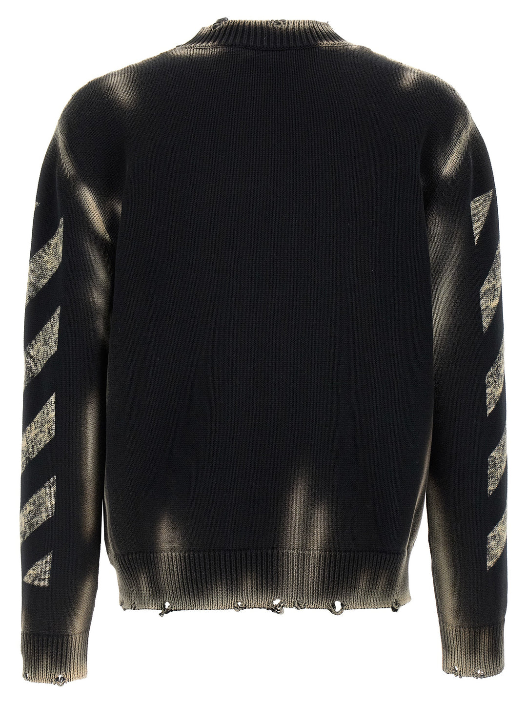 Off-White Diag Arr Corrosion Sweaters and Cardigans - Black | b770bd7bd8846fc6d8b0179d662c3b0310458b2a