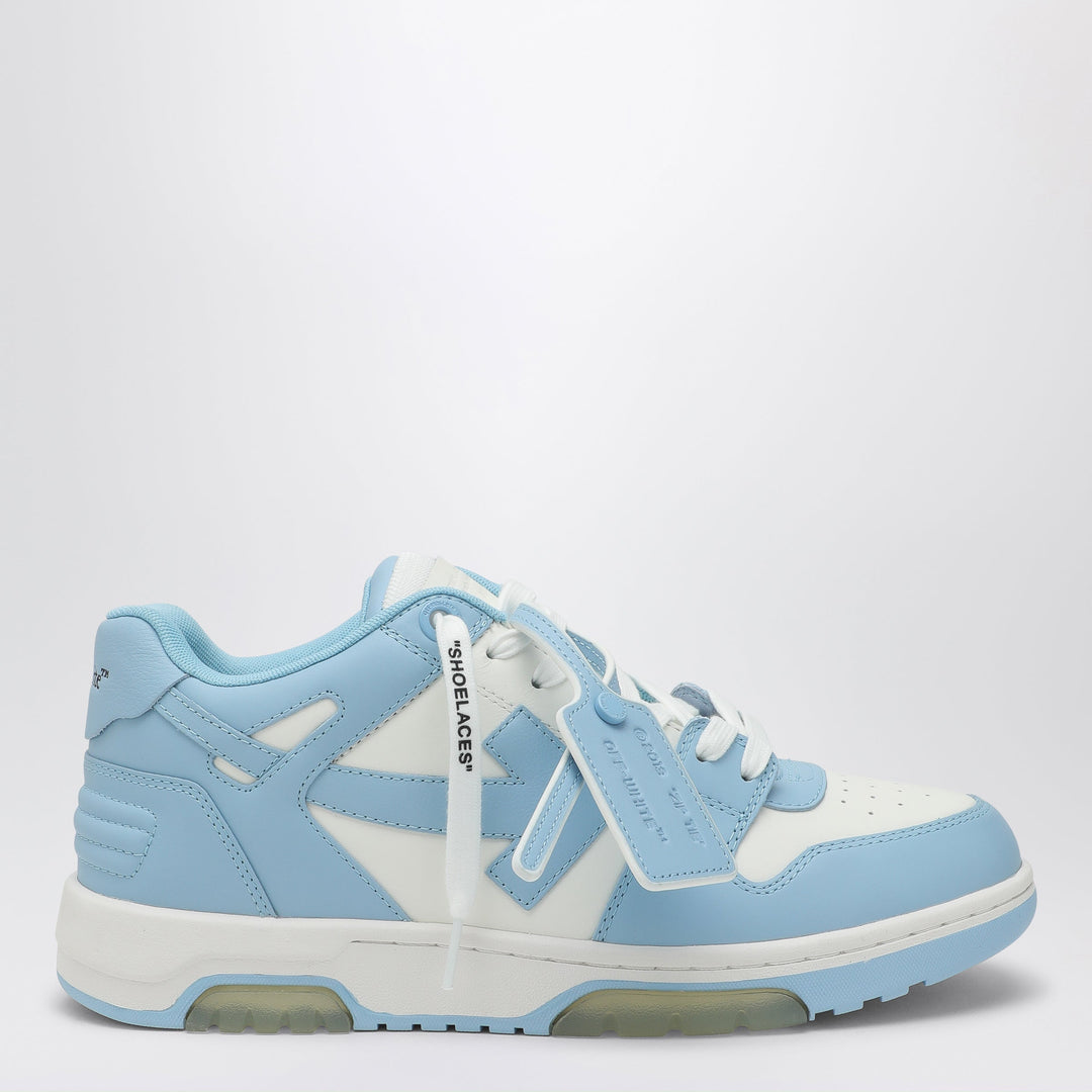 Off-White White/Light Blue Out Of Office Sneakers