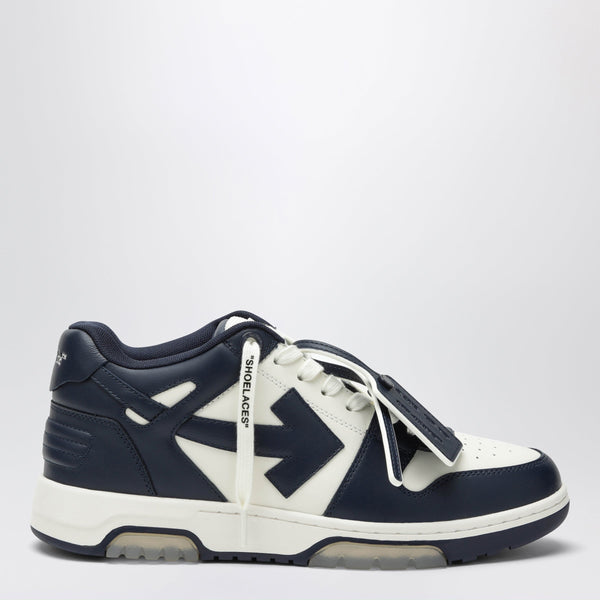 Out Of Office Petrol Blue Leather Sneakers