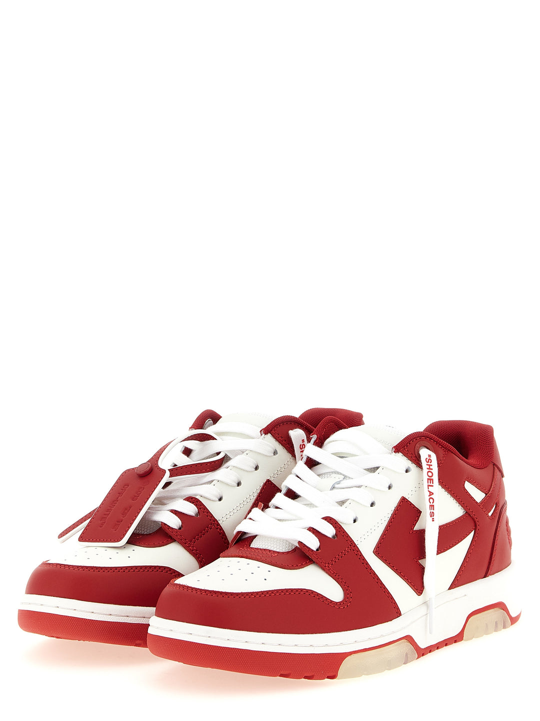 Off-White Out Of Office Sneakers - Red | 62d51eb178232177607ef86ef1840ac004325487