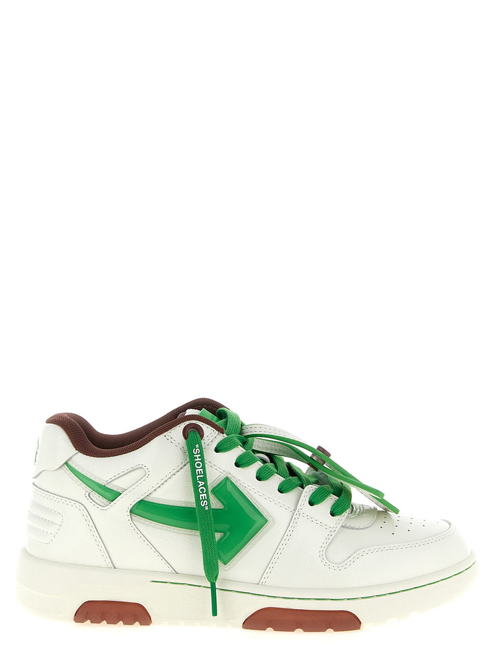 Off-White Out Of Office Bubble Arrow Sneakers - Green | a120eea35b2bec1be23bc754091115f70f7aa5d6