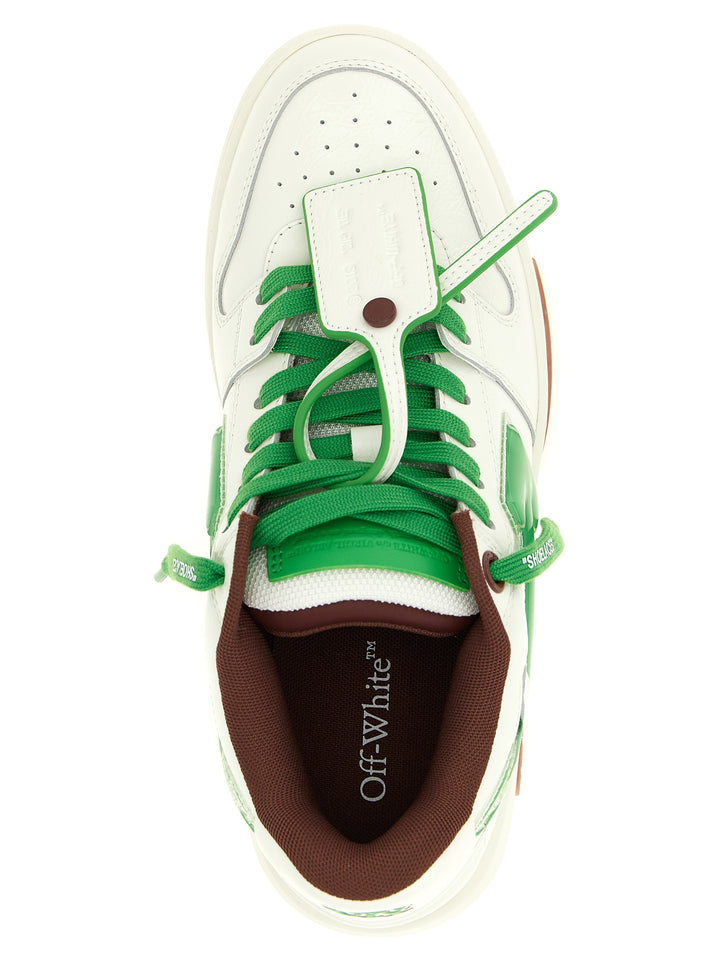 Off-White Out Of Office Bubble Arrow Sneakers - Green | 7d6cad525fc3a0471d8b477aa8e380aa6abea667