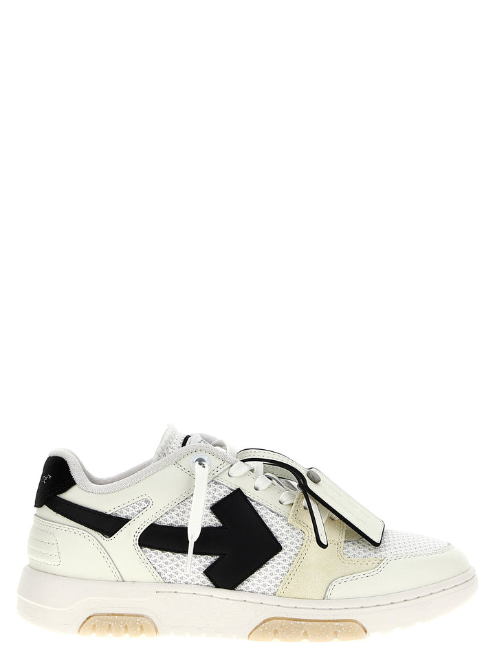 Off-White Slim Out Of Office Sneakers - White/Black | 85156d7e9ec74578df794782f008e0d2dd0cae48