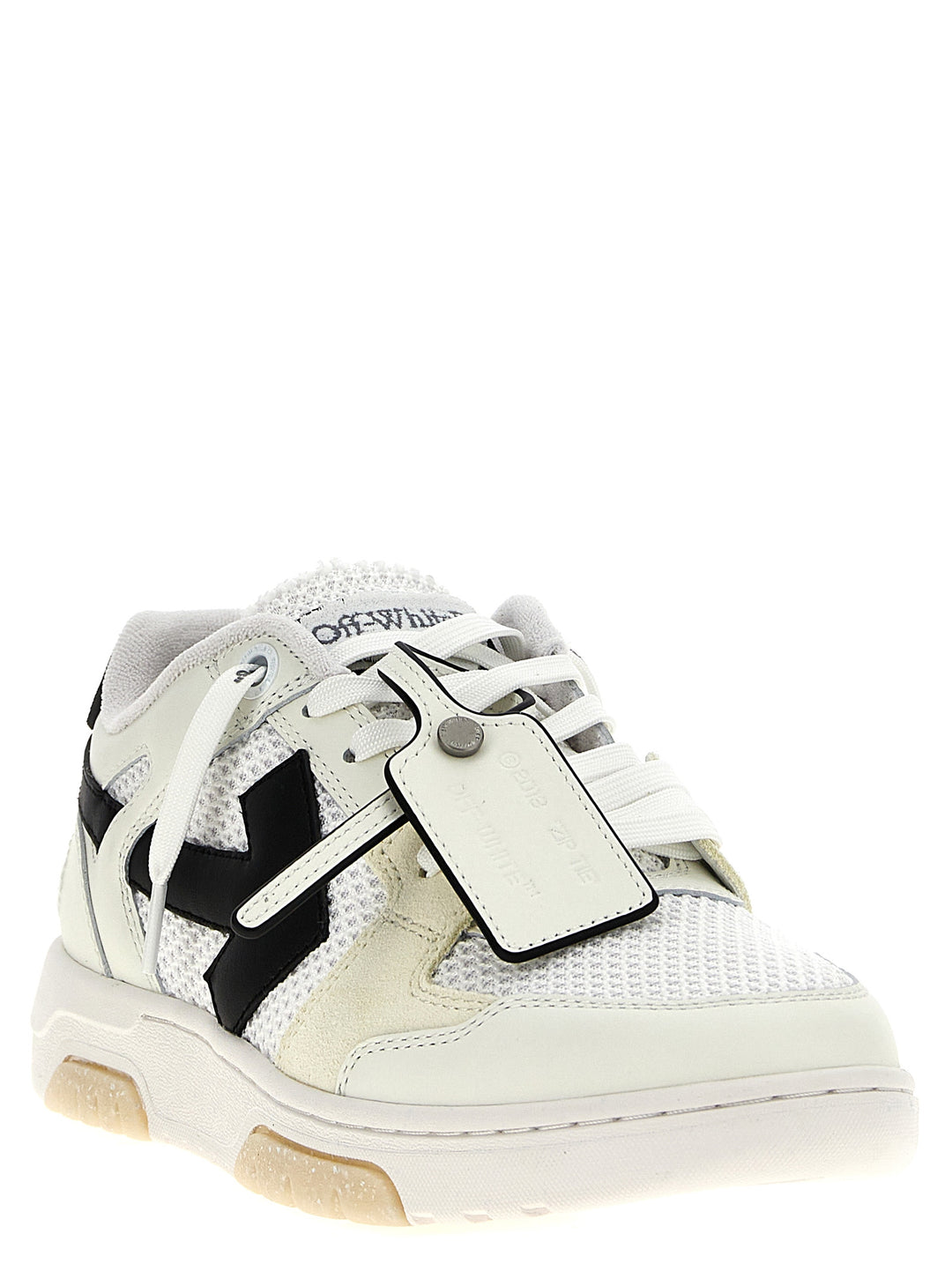 Off-White Slim Out Of Office Sneakers - White/Black | c9cc117e0d08e92ad5efca9e3f2a18f68b5f3184