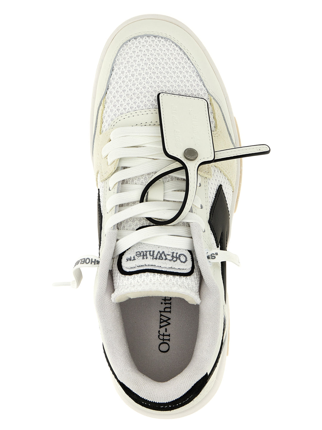 Off-White Slim Out Of Office Sneakers - White/Black | dbcb74a7a642028fee7440e2cb4aa93847374701
