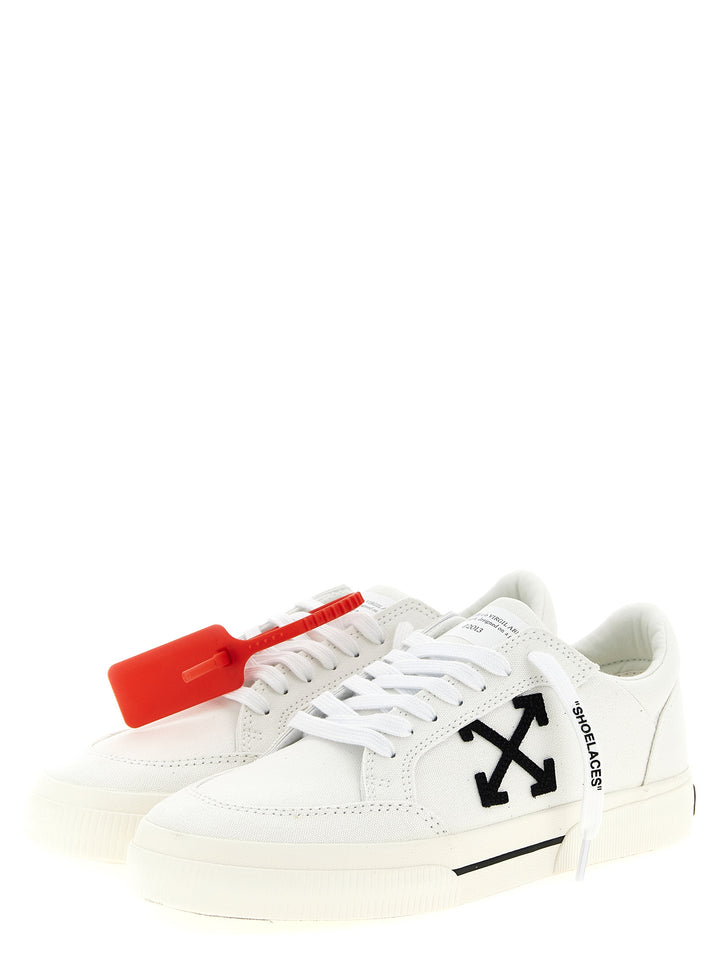 Off-White Vulcanized Sneakers - White/Black | 22b913b81fb56d76602fb2c214ac99ea8c50f7df