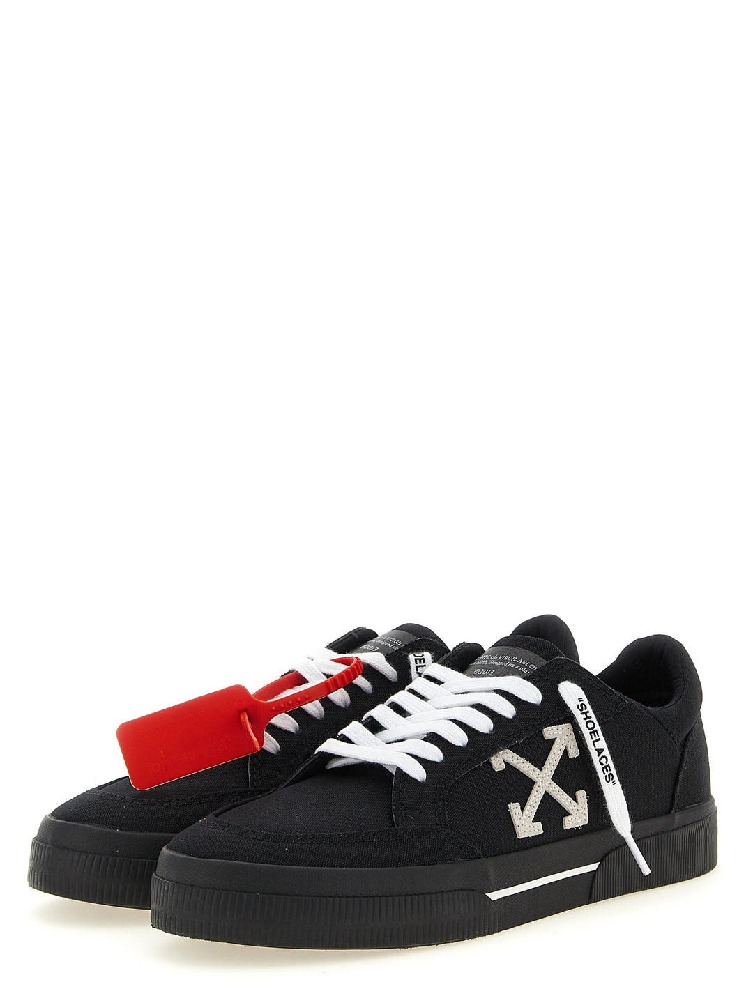 Off-White Vulcanized Sneakers - White/Black | 16ceecef3daa83b7db29199de991d468a870bedc