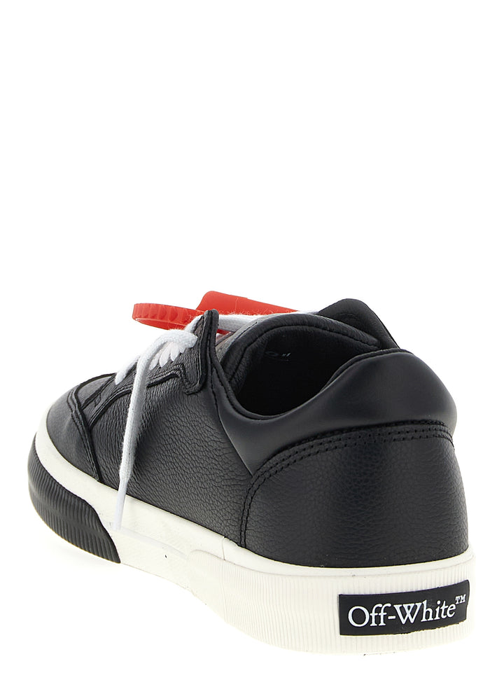 Off-White New Low Vulcanized Leather Sneakers - White/Black | 267218508d935c404c72d4d8bf62567e00ab1738