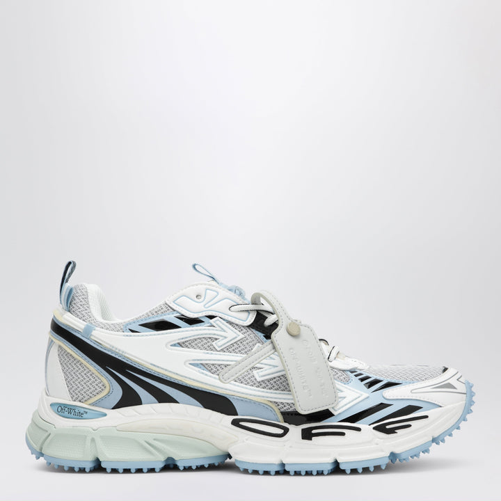 Off-White White/Light Blue Be Right Back Sneakers