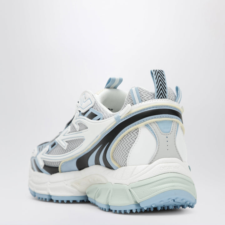 Off-White White/Light Blue Be Right Back Sneakers