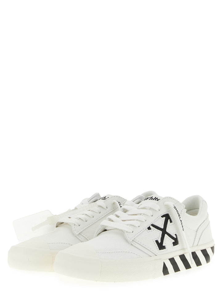Off-White Vulc Undercut Sneakers - White/Black | 0fd4580c7e3eaac23473cdda8c19a4ba6e7695fd