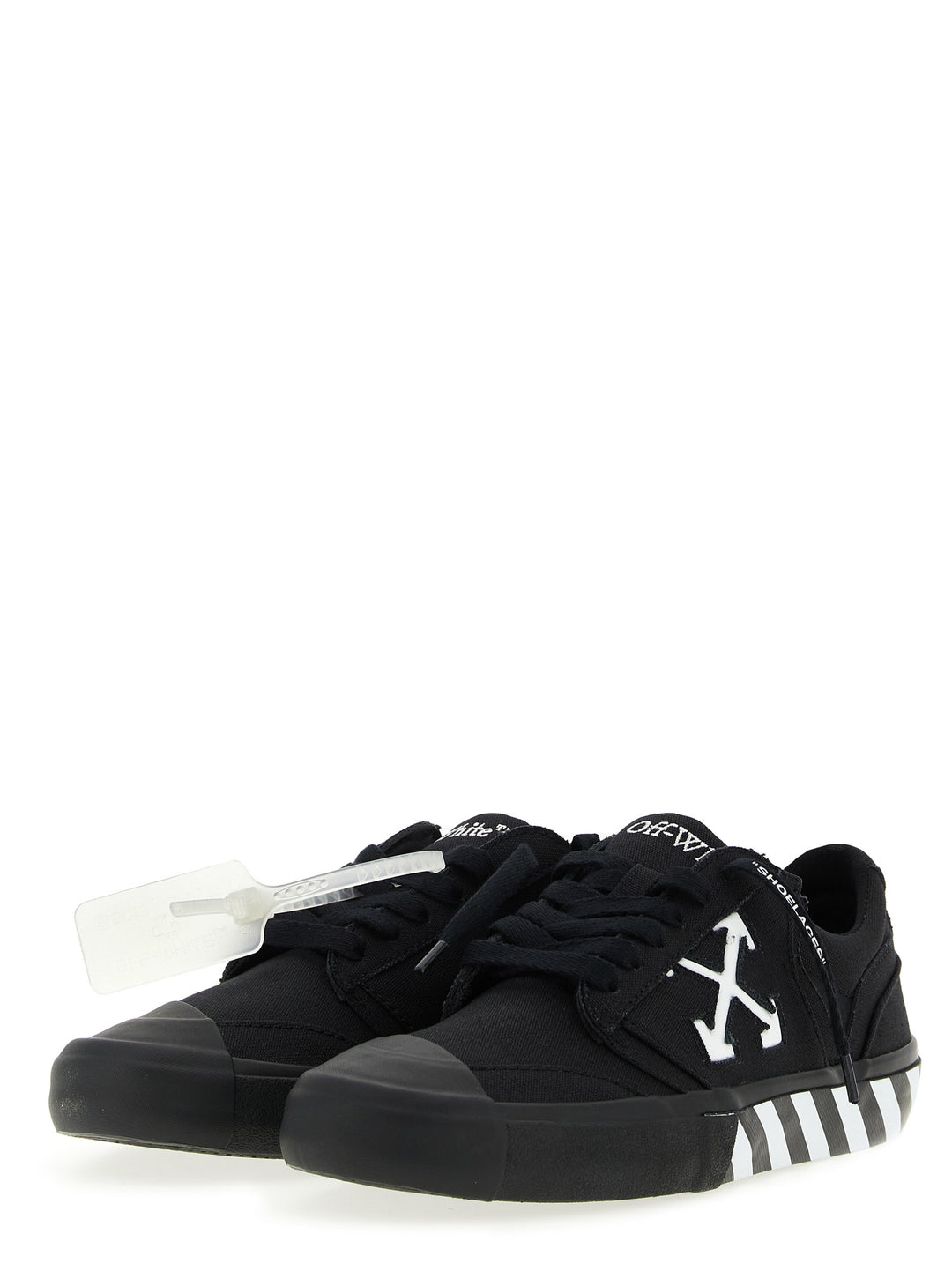 Off-White Vulc Undercut Sneakers - White/Black | 0d39806bf3b53b86968169c8f903dff070413128