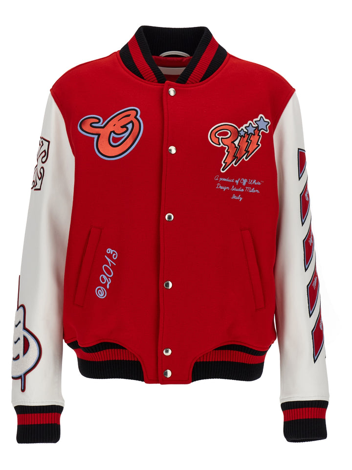 Varsity Casual Jackets, Parka Red