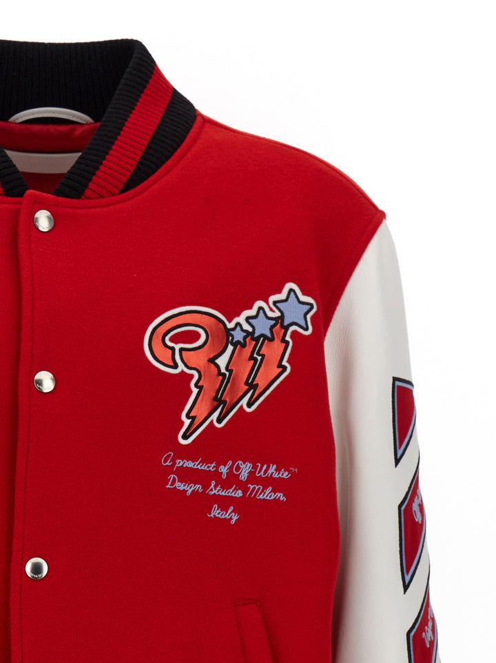 Varsity Casual Jackets, Parka Red