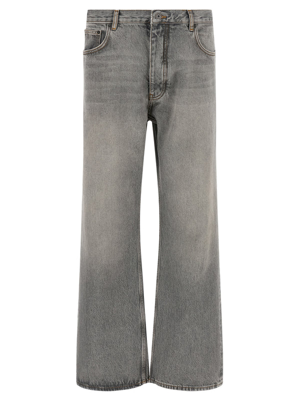 Half Arrow Diag Slim Jeans Gray