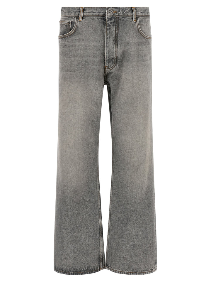 Off-White Half Arrow Diag Slim Jeans - Gray | 90adcbb5f95f782fb98590abea71a9428bcad531