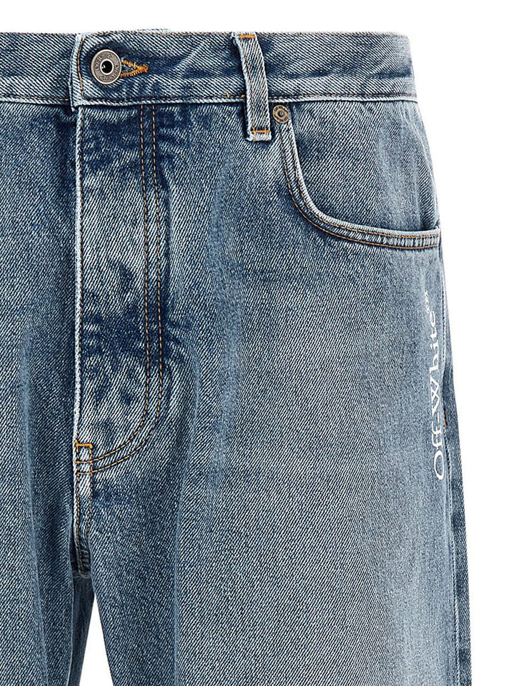 Off-White Half Arrow Jeans - Light Blue | 809527861c5055ba37e822575d889e99c2317c79