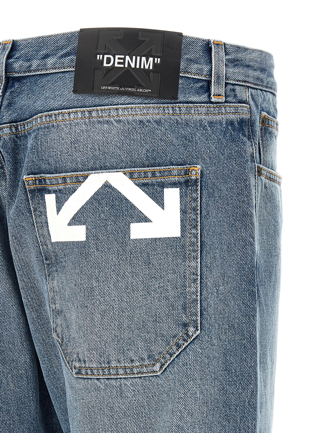 Off-White Half Arrow Jeans - Light Blue | 0a0c9b90fe900c22213763f06944b5a2d702c3cd