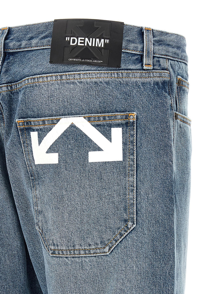 Off-White Half Arrow Jeans - Light Blue | 0a0c9b90fe900c22213763f06944b5a2d702c3cd