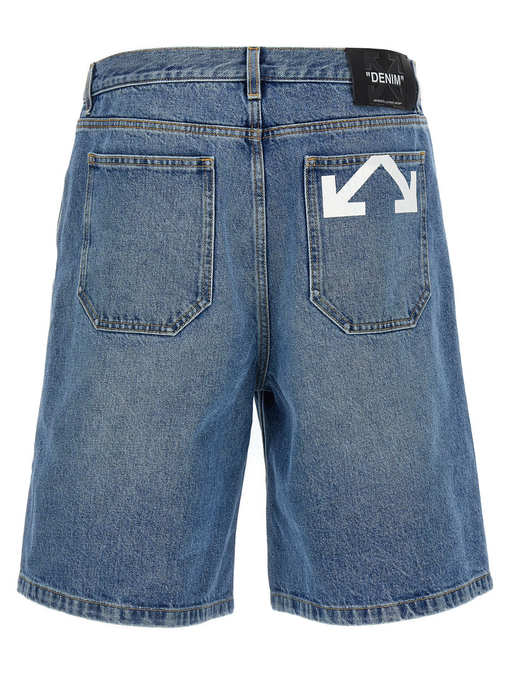 Off-White Half Arrow Bermuda and Short - Blue | e4764a746a7c66f2f8ff958f0124003a915b5a23