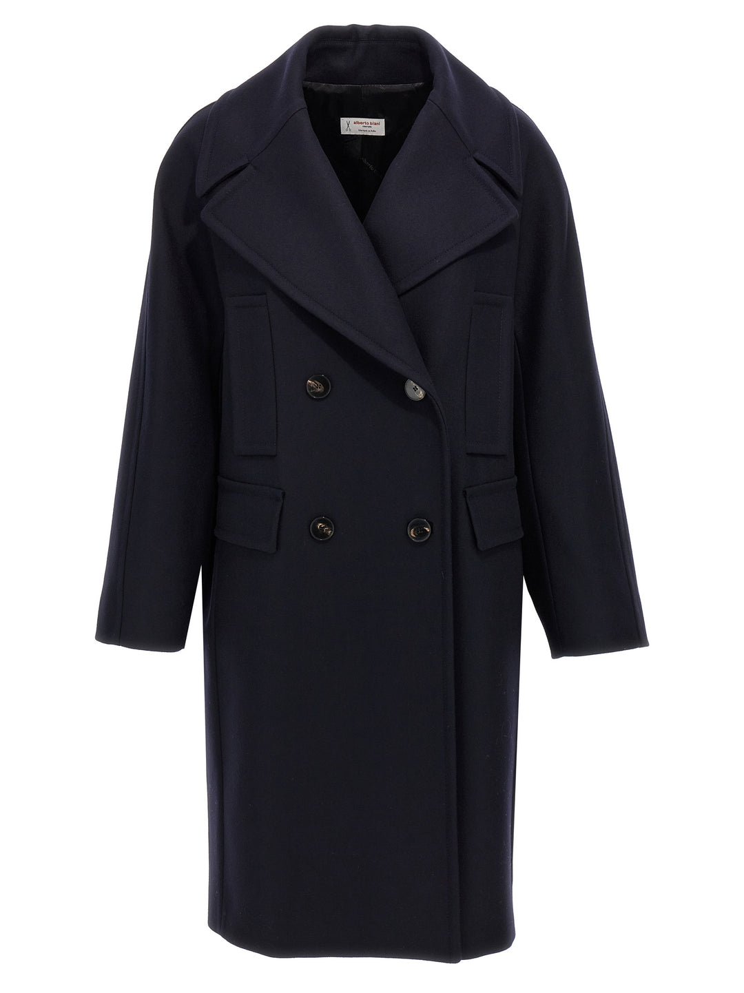 Double-Breasted Coat Coats, Trench Coats Blue