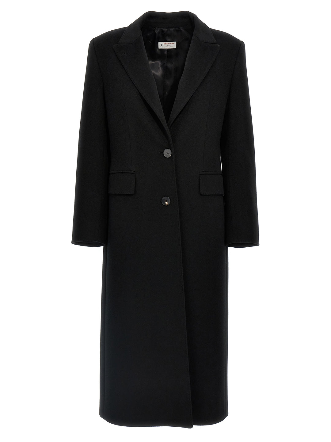 Single-Breasted Coat Coats, Trench Coats Black