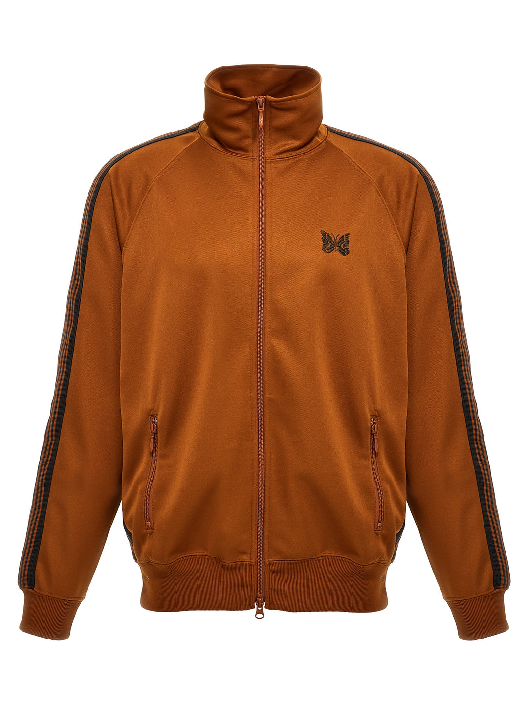 Logo Embroidery Track Sweatshirt Orange