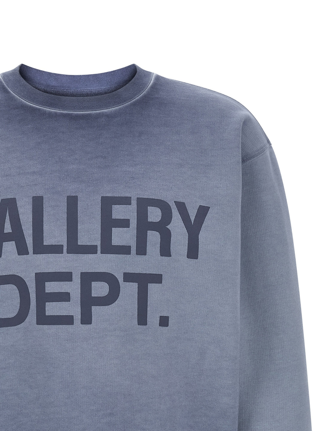 Gallery Dept. Logo Print Sweatshirt - Blue | ee57a631b742c91033c8ea83ea78cdb196281a5c