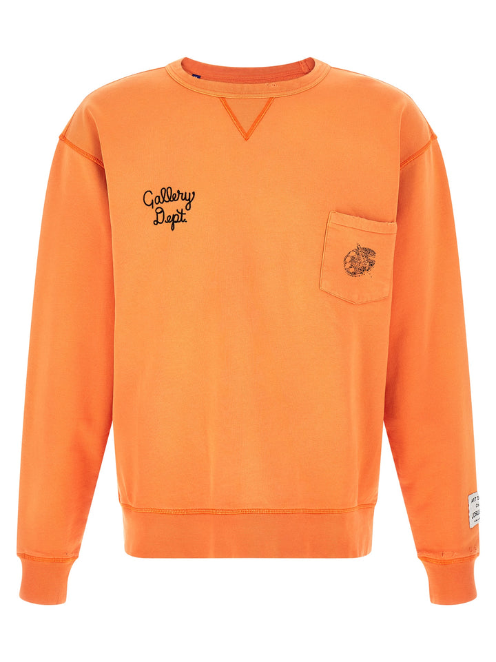 Gallery Dept. Art Expert Sweatshirt - Orange | 5c3bb7c634e62b498df5159c3cd0a76408383ec0