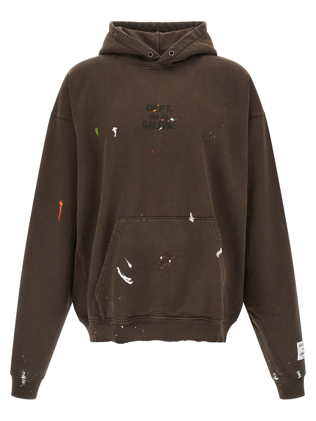 Gallery Dept. French Logo Painted Sweatshirt - Brown | 564cc2fc54dbc5cafb42d5234eeca0d2f9f4af18