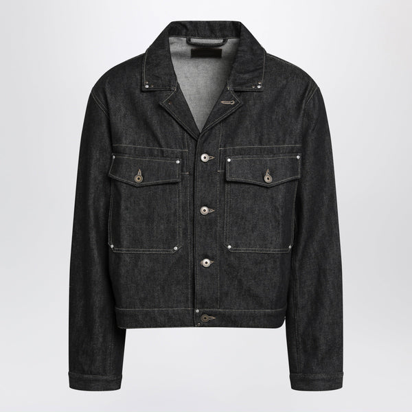 Trucker Denim Jacket With Contrast Stitching