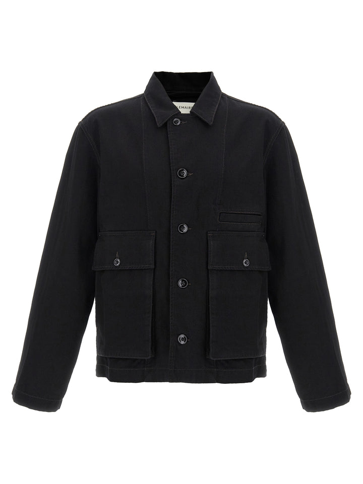 Boxy Jacket Casual Jackets, Parka Black