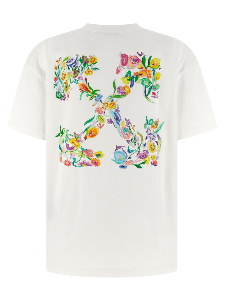 Off-White Arrow Glowing Flower T-shirt - White | f8378915bc3e2771bcc8fecf64572364d1836d07