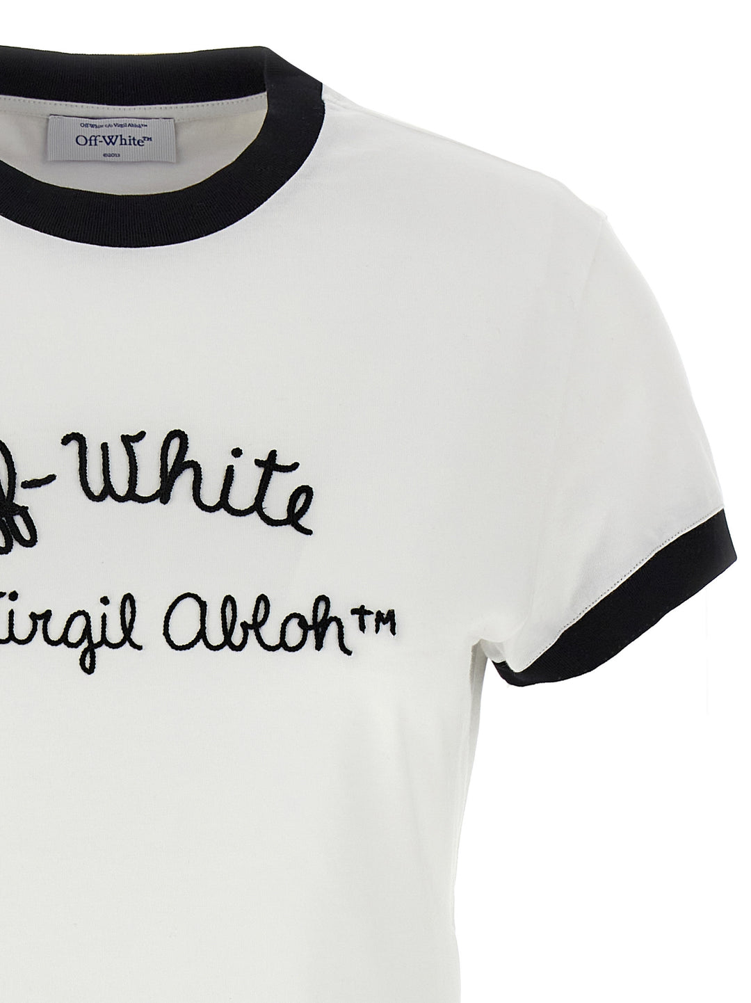 Embr Script Type T-Shirt White/Black