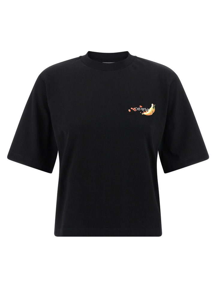 Off-White Emb Fruits Arrow T-shirt - Black | 6b831eb6b0c336fda081792adcfee4e29c15b79f