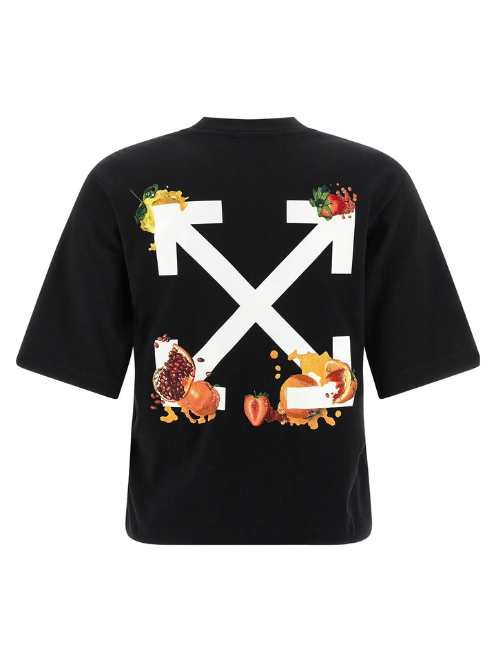 Off-White Emb Fruits Arrow T-shirt - Black | 871bb112299b5a43a821d9a54da834d73e10eb1b