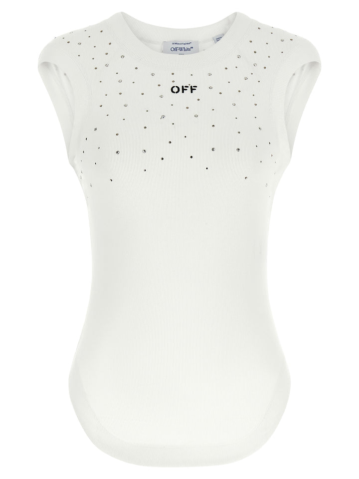 Off-White Top Swarowski Tops - White | 1a8a7735161db943d8e5ada8f314be5d82873b0e